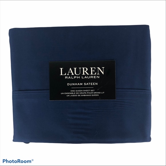 Ralph Lauren Dunham Sheet Set Cadet Blue - Picture 6 of 6